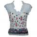 Sky Blue-Pink Floral
