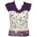 White-Purple Floral