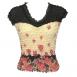 Black-Ivory-Coral Floral