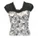 White-Black Floral