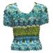 Blue-Green Hawaiian Print