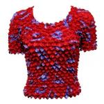 Red Hatters Selections - Popcorn - Gourmet Short Sleeve Purple Hats on Red