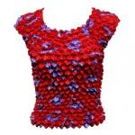 Red Hatters Selections - Popcorn - Gourmet Sleeveless Purple Hats on Red