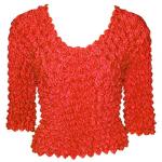 Selecciones nuevas rojas  ampliadas de los Hatters - Popcorn - Gourmet Three Quarter Sleeve Red