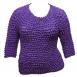 Popcorn - Ultra Light 3/4 Sleeve Bright Purple Popcorn - Ultra Light 3/4 Sleeve Bright Purple