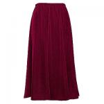 Red Hatters Selections - Skirt - Slinky Deep Red
