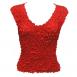 Popcorn - Pinpoint Sleeveless Red Popcorn - Pinpoint Sleeveless Red