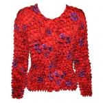 Red Hatters Selections - Popcorn - Gourmet Long Sleeve Red Garden