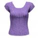 Cap Sleeve Magic Crush Silky Touch Purple Cap Sleeve Magic Crush Silky Touch Purple