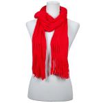 Red Hatters Selections - Scarf - Bohemian Knit Tubed - Red