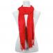 Scarf - Cotton/Silk Blend 100 - Red