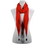 Red Hatters Selections - Scarf - Hanging Teardrop Fob Pendant - Red