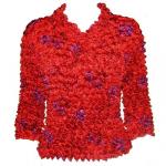 Red Hatters Selections - Popcorn - Gourmet 3 Button 3/4 Red Garden