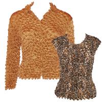 Gift Sets - Gourmet Cardigan/Sleeveless - Copper - Leopard