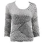 Ultra livianas de lujo de tres cuartos - Multi Dots White-Black
