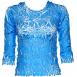 Cornflower Blue - White