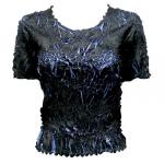 Camisa de manga corta de Origami - Black - Periwinkle