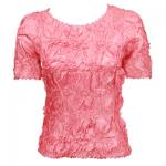 Camisa de manga corta de Origami - Solid Rose