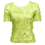 Camisa de manga corta de Origami - Solid Lime