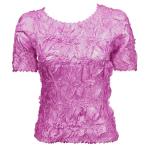 Camisa de manga corta de Origami - Solid Raspberry Sherbet