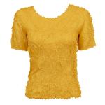 Camisa de manga corta de Origami - Solid Sunny Gold