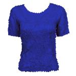 Camisa de manga corta de Origami - Solid Royal