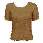 Camisa de manga corta de Origami - Solid Mocha