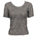 Camisa de manga corta de Origami - Solid Charcoal