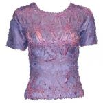 Camisa de manga corta de Origami - Lilac - Carnation