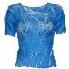 Cornflower Blue - White