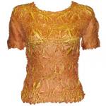 Camisa de manga corta de Origami - Pumpkin - Gold