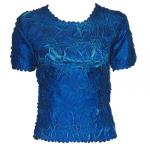 Camisa de manga corta de Origami - Royal - Aqua