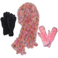Gift Sets - Magic Scarf / Mittens / Gloves - Fiesta Pink Set