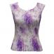 Roses - Purple on White