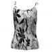 Floral-Black on White
