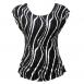 Satin Ribbon Black-White