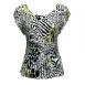 Satin Reptile Floral - Green