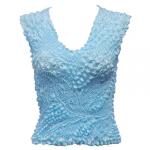 Pinpoint Popcorn - Sleeveless - Sky Blue