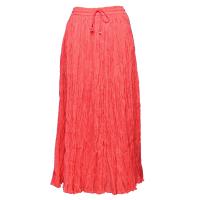 Faldas - algod&Atilde;&sup3;n largo Broomstick - Broomstick with Pocket - Bright Coral