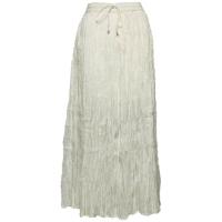 Skirts - Long Cotton Broomstick with Pocket - Solid Ivory