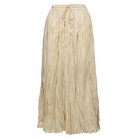 Skirts - Long Cotton Broomstick Solids - Broomstick with Pocket - Beige