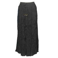 Skirts - Long Cotton Broomstick Solids - Broomstick with Pocket - Black