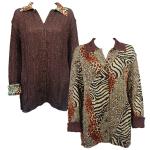 Patchwork Animal reverses to Solid Brown