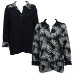 Swirl Reptile Black-White reverses to Solid Black