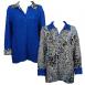Reptile Floral - Blue reverses to Solid Bright Blue Reptile Floral - Blue reverses to Solid Bright Blue