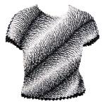 Tama&Atilde;&plusmn;o Queen - Sin manga y Popcorn de manga corta - Zebra Swirl