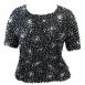 Abstract Dots Black-White
