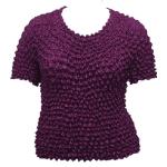Tama&Atilde;&plusmn;o Queen - Sin manga y Popcorn de manga corta - Deep Plum