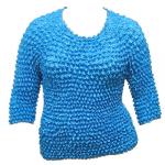 Tama&Atilde;&plusmn;o Queen- manga de tres cuartos - Turquoise