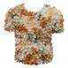 Short Sleeve Posies - Orange
